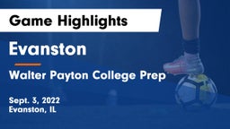 Evanston  vs Walter Payton College Prep Game Highlights - Sept. 3, 2022