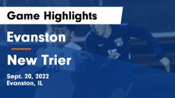 Evanston  vs New Trier  Game Highlights - Sept. 20, 2022