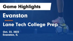 Evanston  vs Lane Tech College Prep Game Highlights - Oct. 22, 2022
