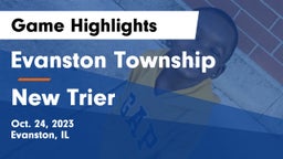 Evanston Township  vs New Trier  Game Highlights - Oct. 24, 2023