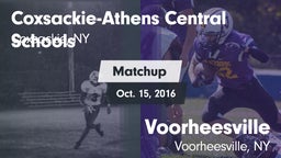 Matchup: Coxsackie-Athens Hig vs. Voorheesville  2016