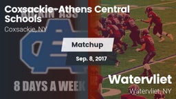 Matchup: Coxsackie-Athens Hig vs. Watervliet  2017