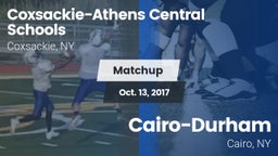 Matchup: Coxsackie-Athens Hig vs. Cairo-Durham  2017