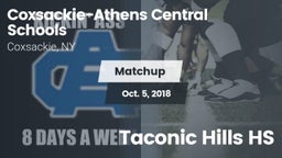 Matchup: Coxsackie-Athens Hig vs. Taconic Hills HS 2018