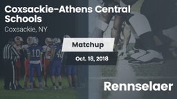 Matchup: Coxsackie-Athens Hig vs. Rennselaer  2018