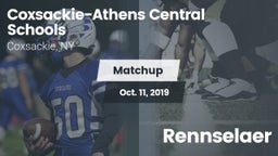 Matchup: Coxsackie-Athens Hig vs. Rennselaer  2019