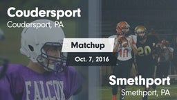 Matchup: Coudersport High Sch vs. Smethport  2016