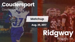 Matchup: Coudersport High Sch vs. Ridgway  2017