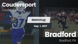 Matchup: Coudersport High Sch vs. Bradford  2017