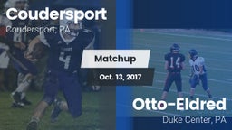 Matchup: Coudersport High Sch vs. Otto-Eldred  2017