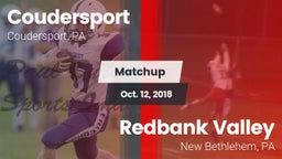Matchup: Coudersport High Sch vs. Redbank Valley  2018