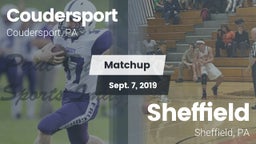 Matchup: Coudersport High Sch vs. Sheffield  2019
