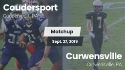Matchup: Coudersport High Sch vs. Curwensville  2019