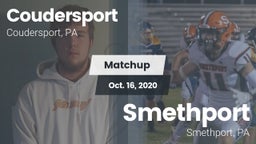 Matchup: Coudersport High Sch vs. Smethport  2020