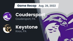 Recap: Coudersport  vs. Keystone  2022