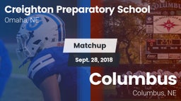 Matchup: Creighton Prep vs. Columbus  2018