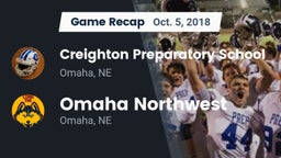 Recap: Creighton Preparatory School vs. Omaha Northwest  2018