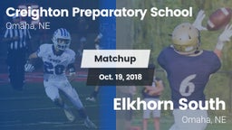 Matchup: Creighton Prep vs. Elkhorn South  2018