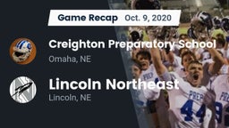 Recap: Creighton Preparatory School vs. Lincoln Northeast  2020