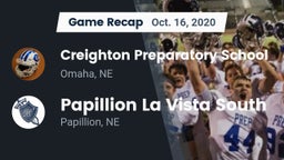 Recap: Creighton Preparatory School vs. Papillion La Vista South  2020