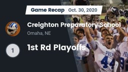 Recap: Creighton Preparatory School vs. 1st Rd Playoffs 2020