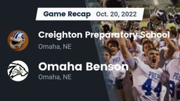 Recap: Creighton Preparatory School vs. Omaha Benson  2022