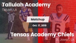Matchup: Tallulah Academy Hig vs. Tensas Academy Chiefs 2019