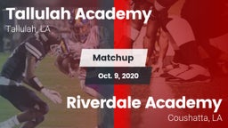 Matchup: Tallulah Academy Hig vs. Riverdale Academy  2020