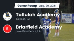 Recap: Tallulah Academy  vs. Briarfield Academy  2021