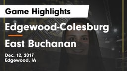 Edgewood-Colesburg  vs East Buchanan  Game Highlights - Dec. 12, 2017