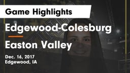 Edgewood-Colesburg  vs Easton Valley  Game Highlights - Dec. 16, 2017