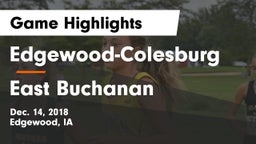 Edgewood-Colesburg  vs East Buchanan  Game Highlights - Dec. 14, 2018
