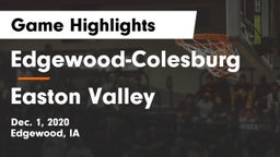 Edgewood-Colesburg  vs Easton Valley  Game Highlights - Dec. 1, 2020