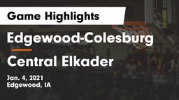 Edgewood-Colesburg  vs Central Elkader Game Highlights - Jan. 4, 2021
