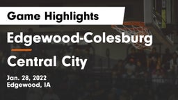 Edgewood-Colesburg  vs Central City  Game Highlights - Jan. 28, 2022