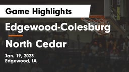Edgewood-Colesburg  vs North Cedar  Game Highlights - Jan. 19, 2023