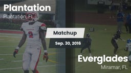 Matchup: Plantation High Scho vs. Everglades  2016