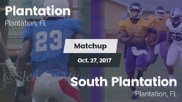 Matchup: Plantation High Scho vs. South Plantation  2017