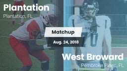 Matchup: Plantation High Scho vs. West Broward  2018