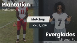 Matchup: Plantation High Scho vs. Everglades  2018