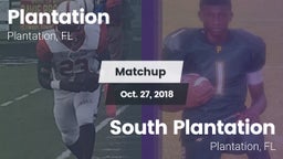 Matchup: Plantation High Scho vs. South Plantation  2018