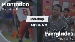Matchup: Plantation High Scho vs. Everglades  2019