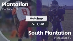 Matchup: Plantation High Scho vs. South Plantation  2019