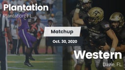Matchup: Plantation High Scho vs. Western  2020