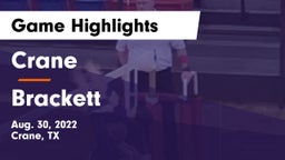 Crane  vs Brackett  Game Highlights - Aug. 30, 2022