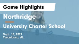 Northridge  vs University Charter School Game Highlights - Sept. 10, 2022