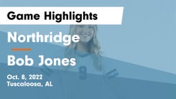 Northridge  vs Bob Jones  Game Highlights - Oct. 8, 2022