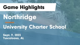 Northridge  vs University Charter School Game Highlights - Sept. 9, 2023