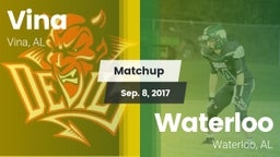 Matchup: Vina  vs. Waterloo  2016