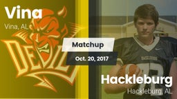 Matchup: Vina  vs. Hackleburg  2016